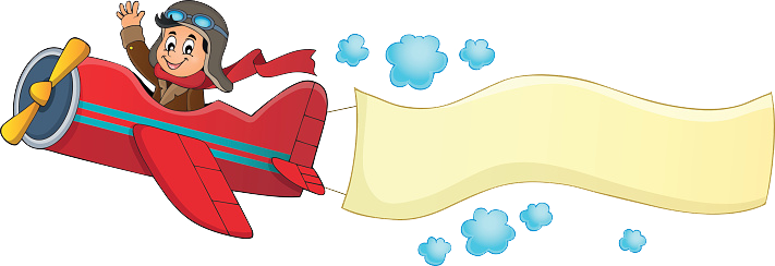 Plane flys across the screen